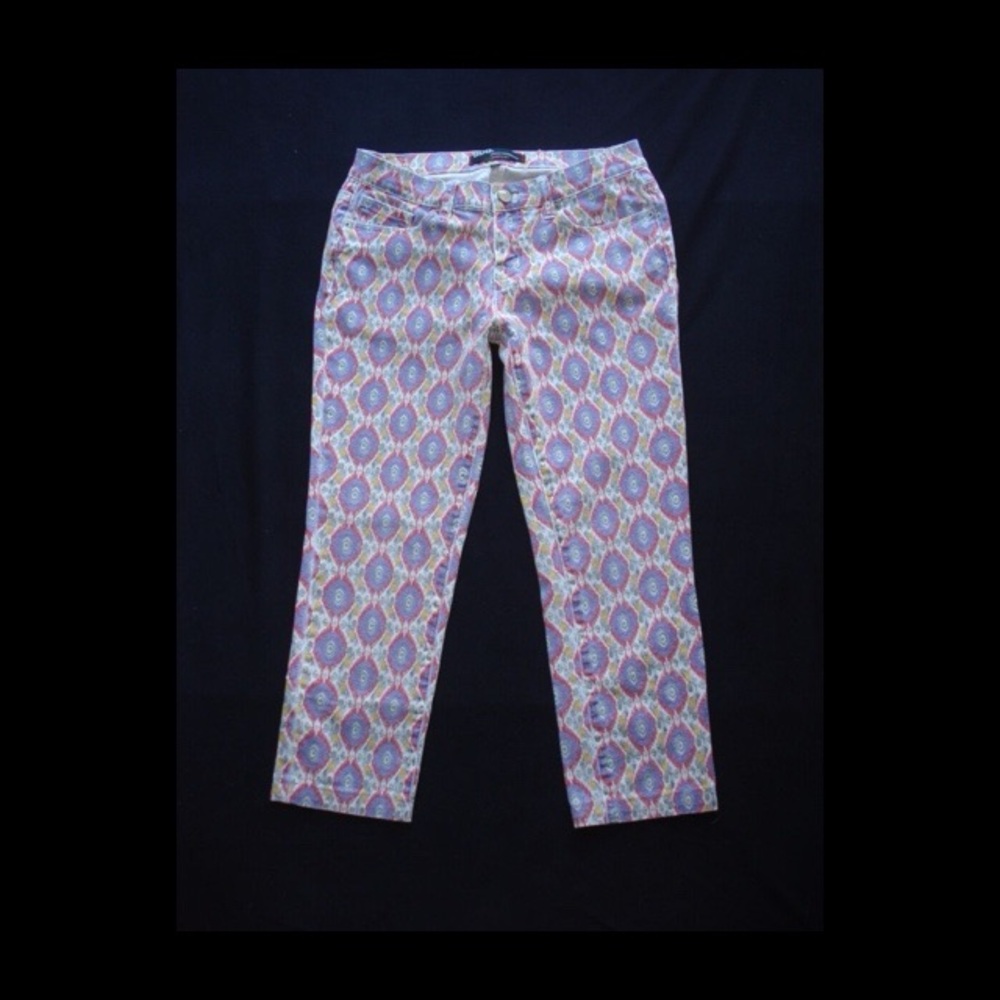 Multicolor Patterned Pants